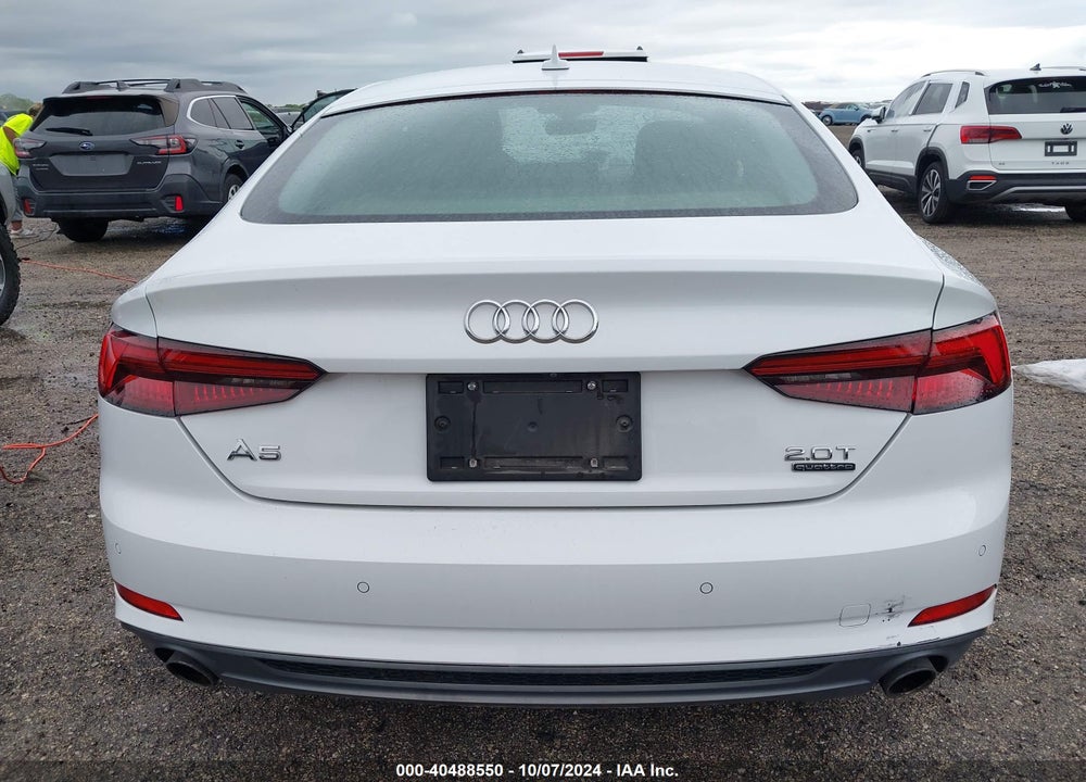 2018 AUDI A5 2.0T PREMIUM VIN: WAUENCF51JA135783