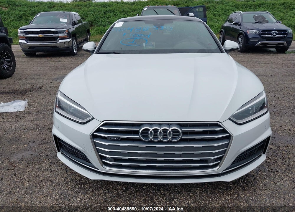 2018 AUDI A5 2.0T PREMIUM VIN: WAUENCF51JA135783