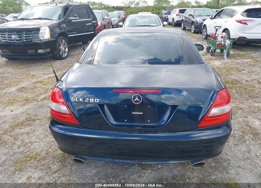 2006 MERCEDES-BENZ SLK 280 VIN: WDBWK54F56F096261