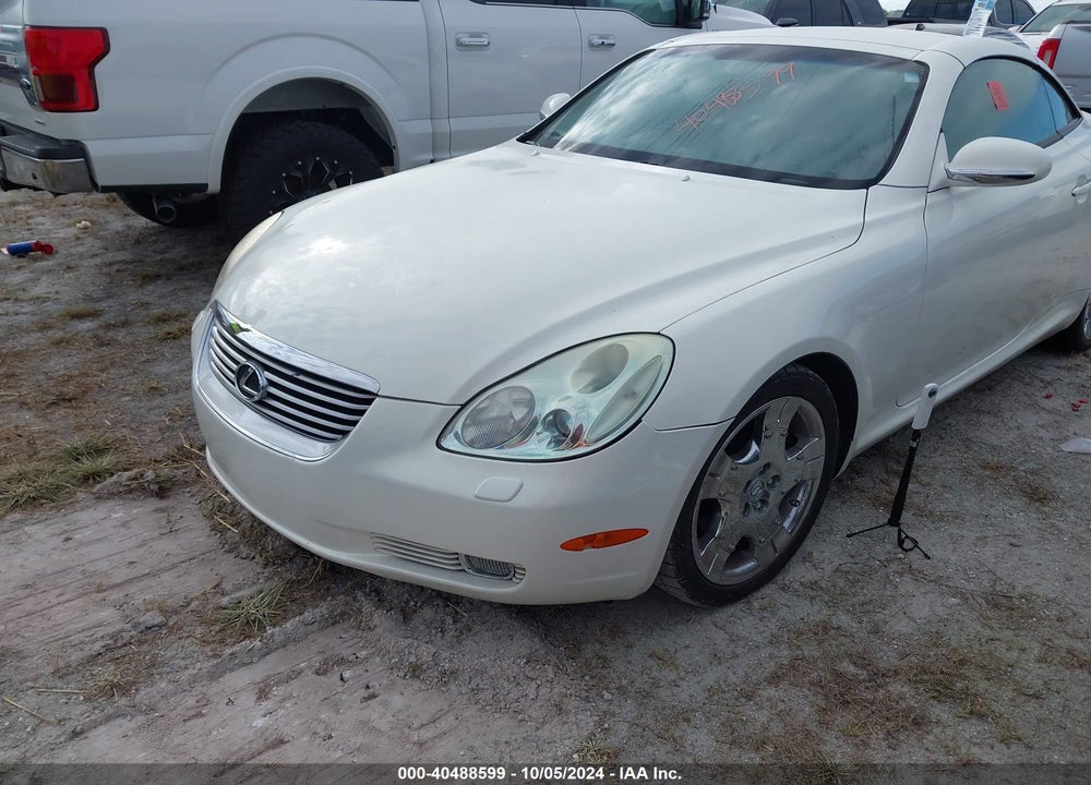2002 LEXUS SC 430 VIN: JTHFN48Y320011119