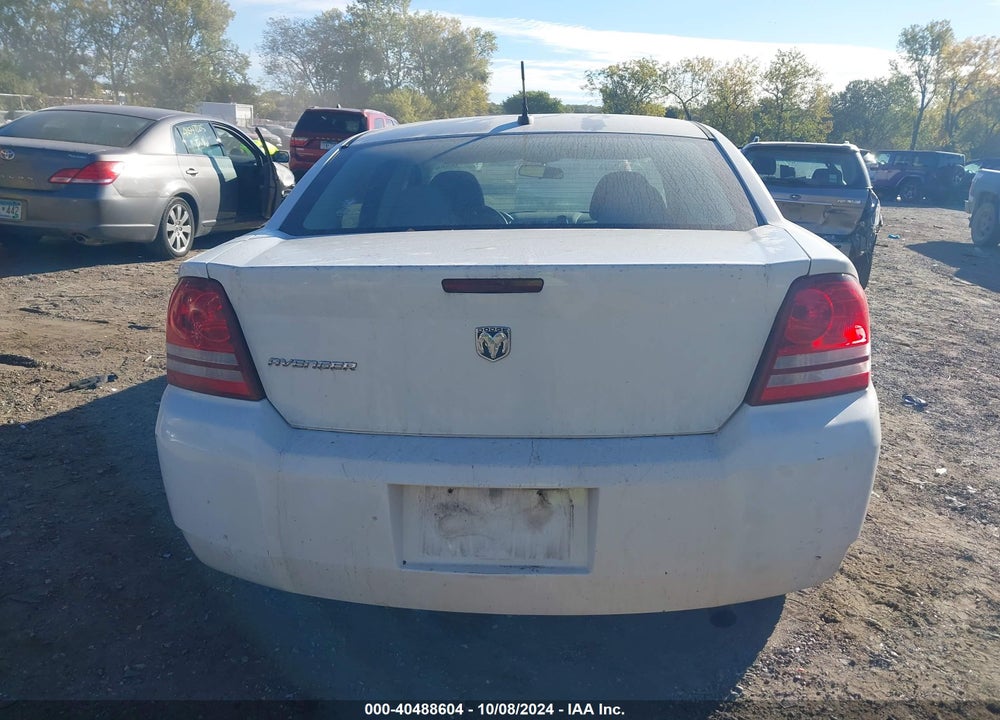 2008 DODGE AVENGER SE VIN: 1B3LC46KX8N622688