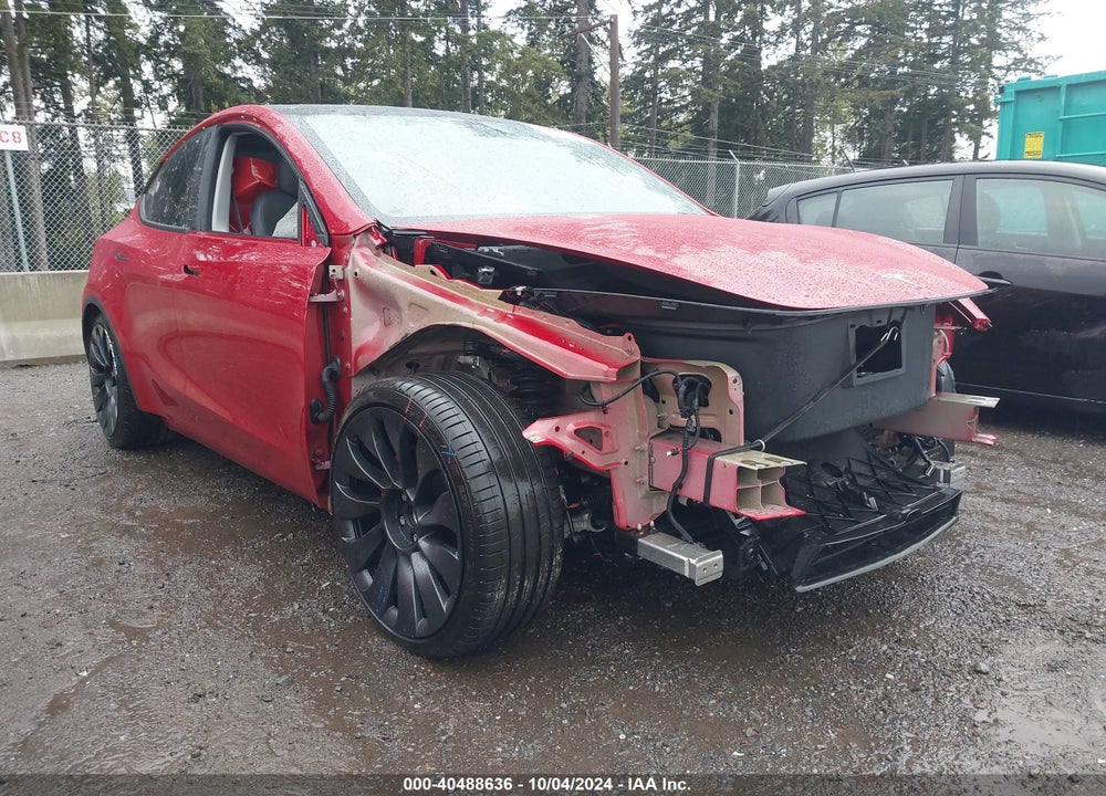 2021 TESLA MODEL Y PERFORMANCE DUAL MOTOR ALL-WHEEL DRIVE VIN: 5YJYGDEF7MF173377