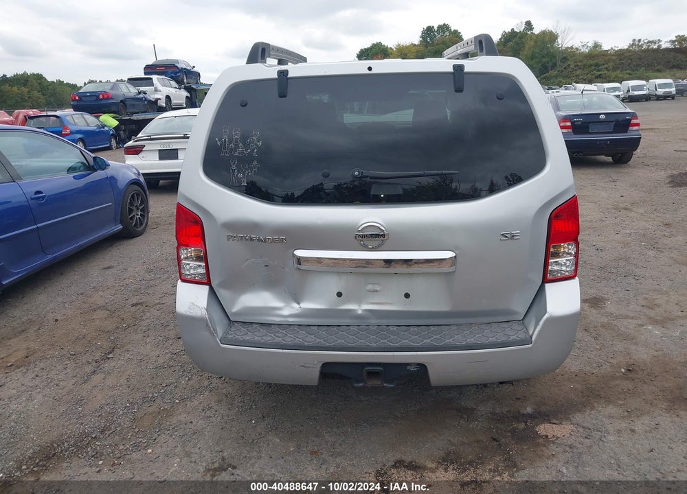 2009 NISSAN PATHFINDER SE VIN: 5N1AR18B19C617775