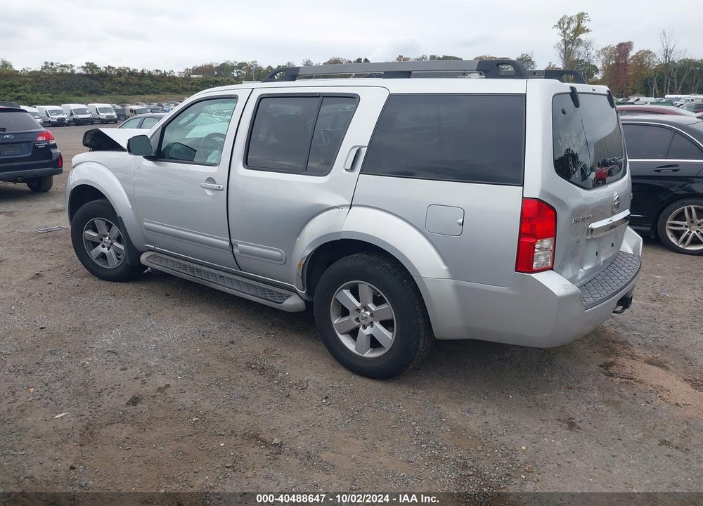 2009 NISSAN PATHFINDER SE VIN: 5N1AR18B19C617775