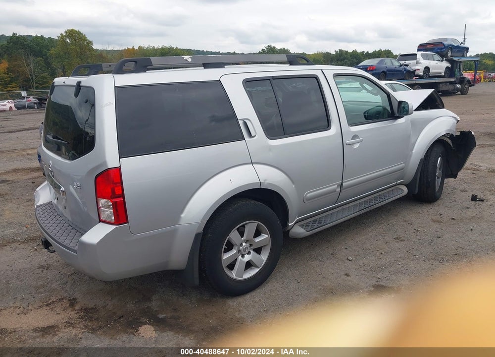 2009 NISSAN PATHFINDER SE VIN: 5N1AR18B19C617775