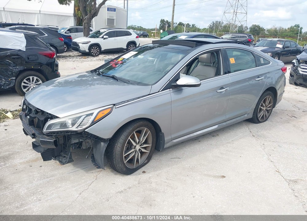 2015 HYUNDAI SONATA SPORT 2.0T VIN: 5NPE34AB6FH083739