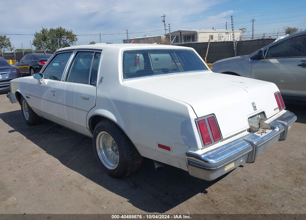 1987 OLDSMOBILE CUTLASS SUPREME VIN: 1G3GR51Y4HR310505