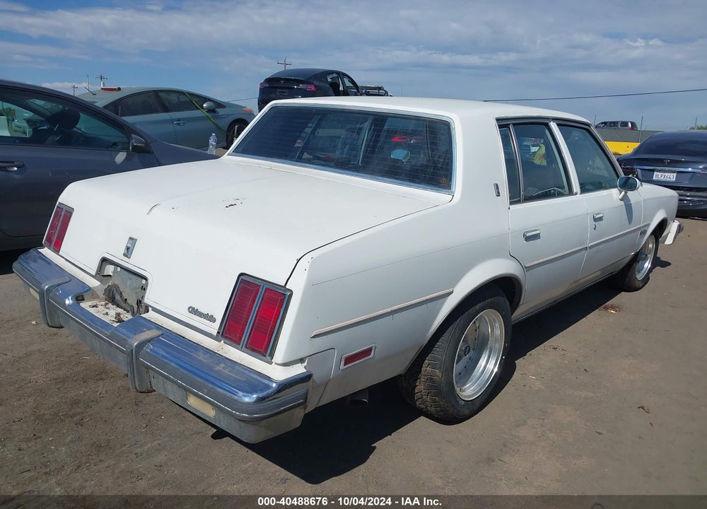 1987 OLDSMOBILE CUTLASS SUPREME VIN: 1G3GR51Y4HR310505