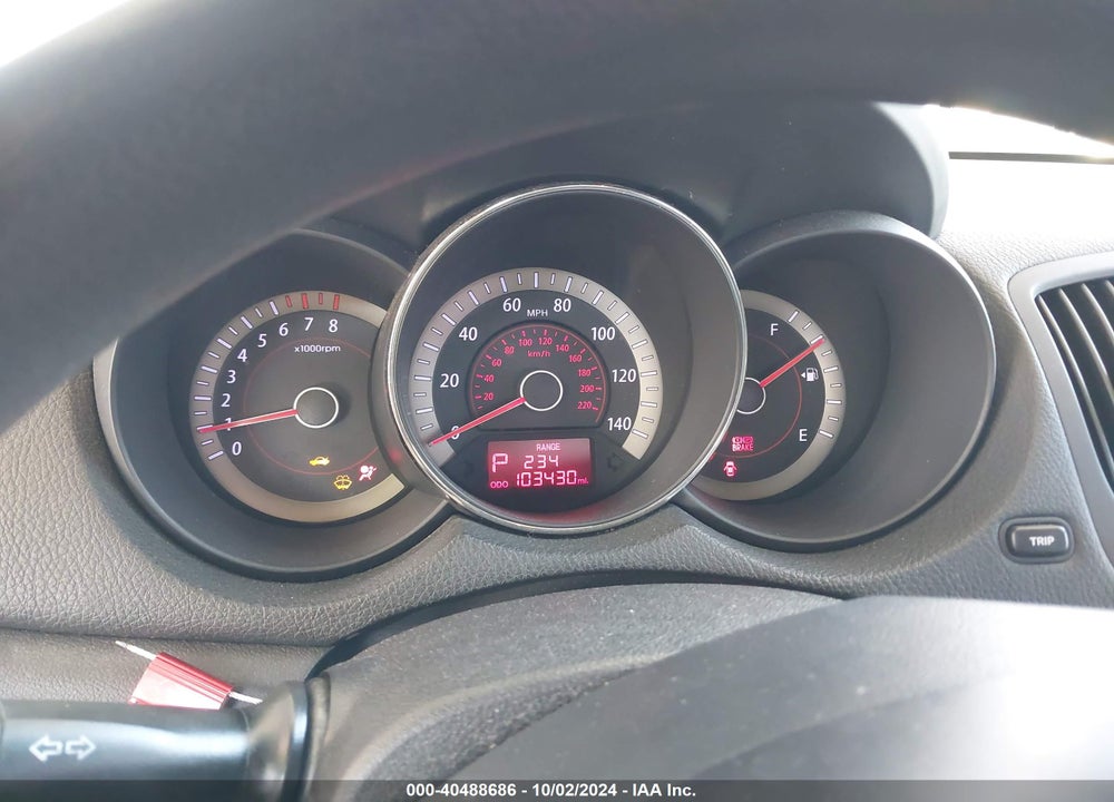 2013 KIA FORTE EX VIN: KNAFU4A26D5739417