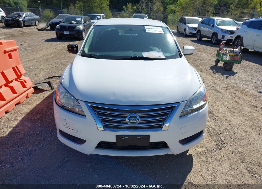 2015 NISSAN SENTRA SV VIN: 3N1AB7APXFY217348