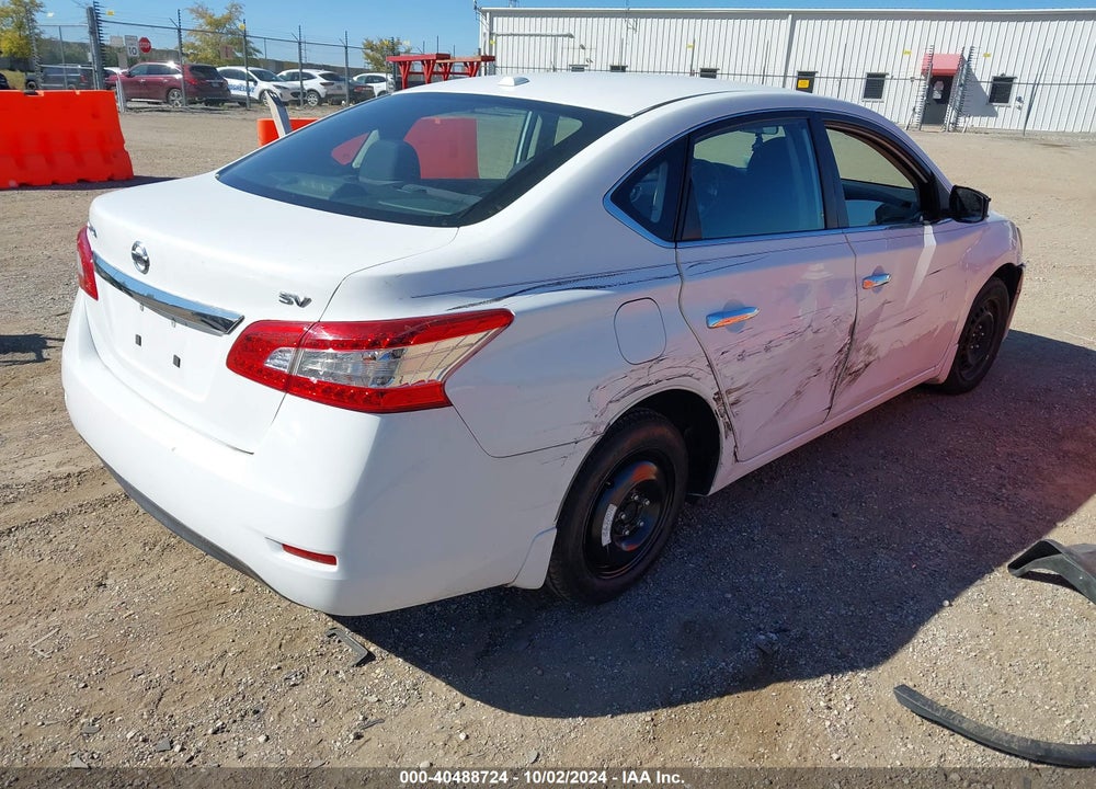 2015 NISSAN SENTRA SV VIN: 3N1AB7APXFY217348