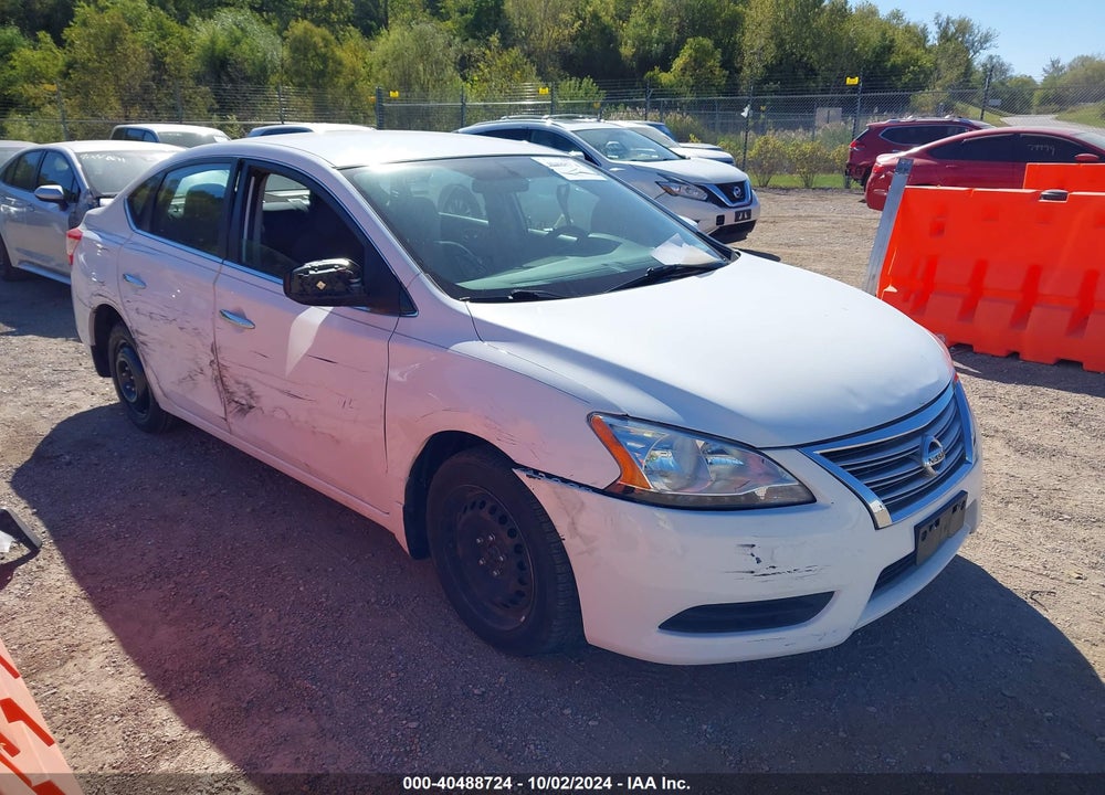 2015 NISSAN SENTRA SV VIN: 3N1AB7APXFY217348