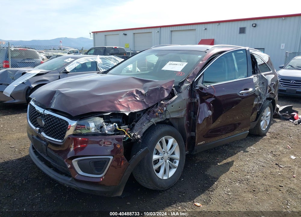 2016 KIA SORENTO 2.4L LX VIN: 5XYPGDA37GG065300