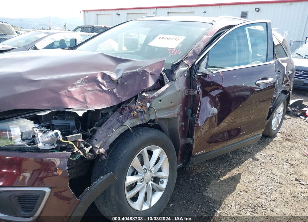 2016 KIA SORENTO 2.4L LX VIN: 5XYPGDA37GG065300