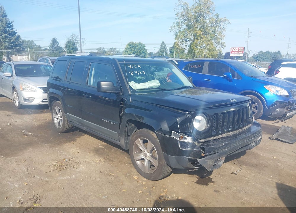 2016 JEEP PATRIOT HIGH ALTITUDE EDITION VIN: 1C4NJPFAXGD732327