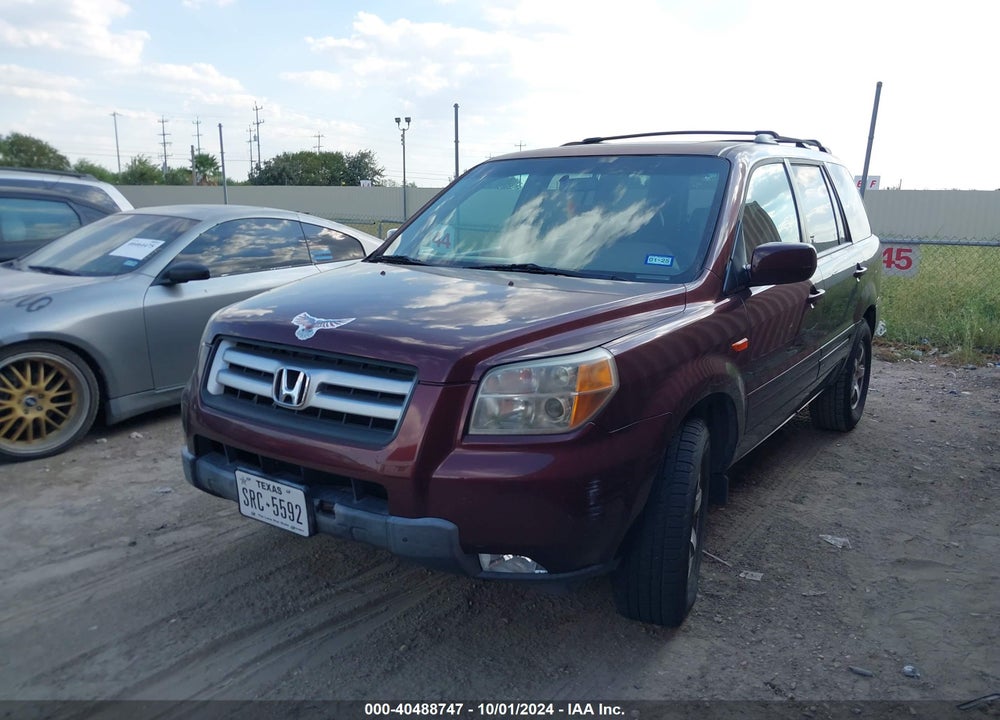 2008 HONDA PILOT EX-L VIN: 5FNYF18768B024339