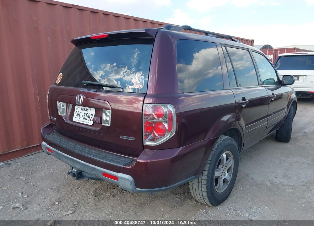 2008 HONDA PILOT EX-L VIN: 5FNYF18768B024339