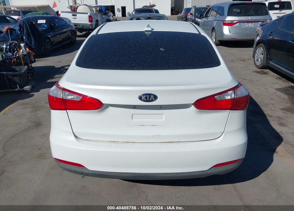 2014 KIA FORTE LX VIN: KNAFX4A6XE5140175