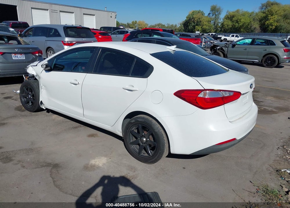 2014 KIA FORTE LX VIN: KNAFX4A6XE5140175