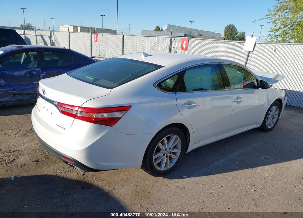 2015 TOYOTA AVALON LIMITED VIN: 4T1BK1EB3FU137868