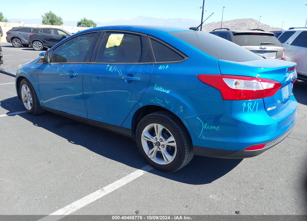 2013 FORD FOCUS SE VIN: 1FADP3F2XDL131986