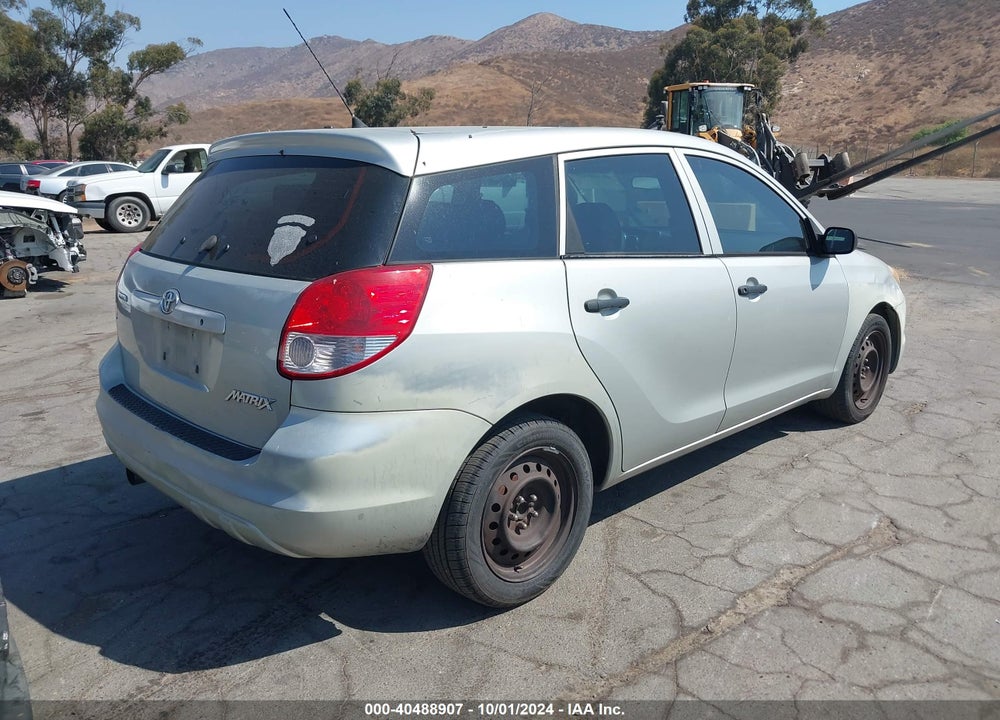 2004 TOYOTA MATRIX STANDARD VIN: 2T1KR32E84C222676