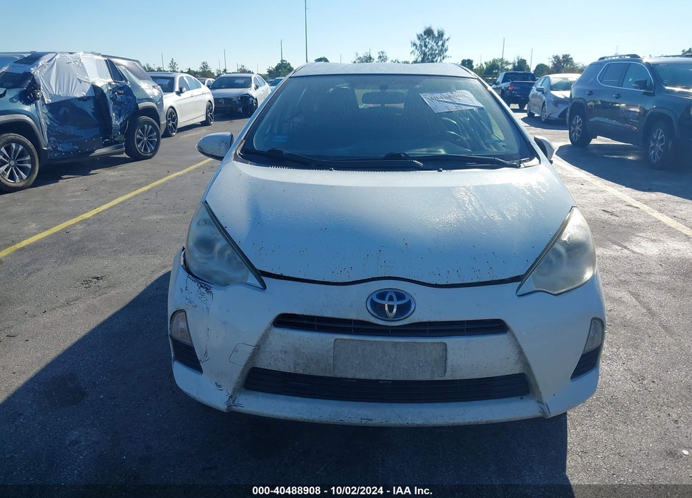 2012 TOYOTA PRIUS C THREE VIN: JTDKDTB38C1504204
