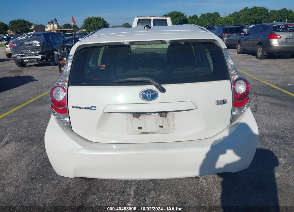 2012 TOYOTA PRIUS C THREE VIN: JTDKDTB38C1504204