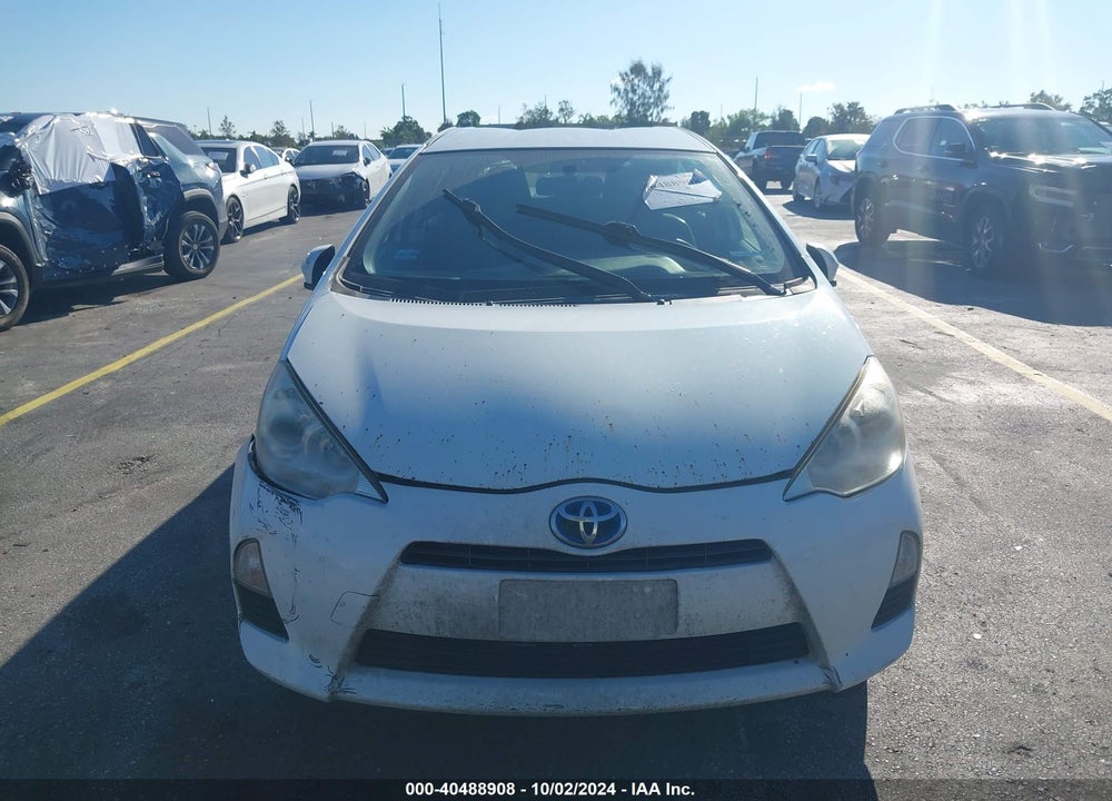 2012 TOYOTA PRIUS C THREE VIN: JTDKDTB38C1504204