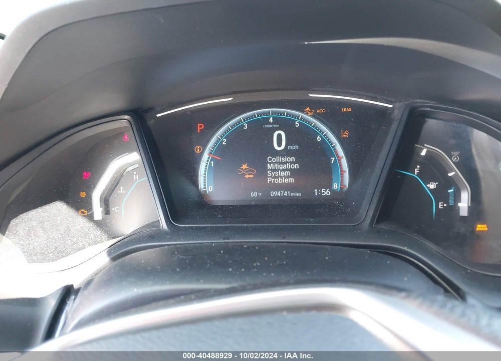 2019 HONDA CIVIC LX VIN: 19XFC2F67KE031619