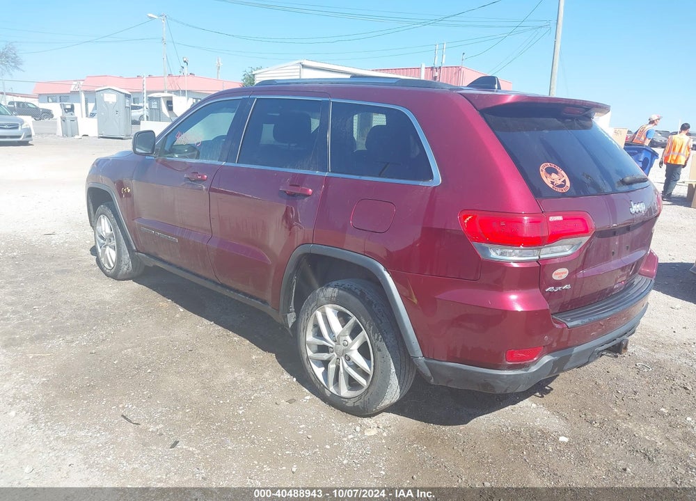 2017 JEEP GRAND CHEROKEE LAREDO 4X4 VIN: 1C4RJFAG5HC800287
