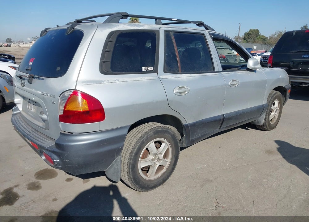 2004 HYUNDAI SANTA FE GLS VIN: KM8SC13D04U822179