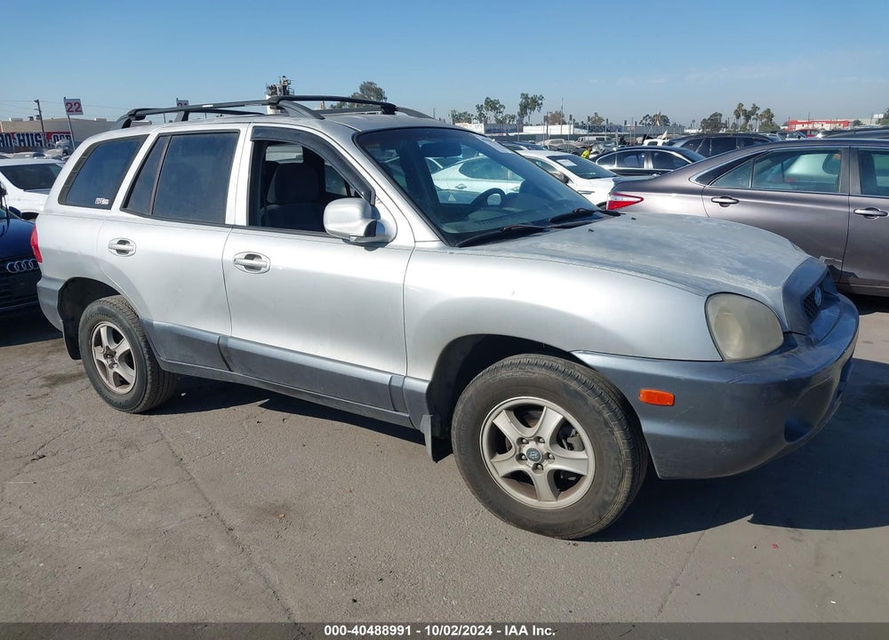 2004 HYUNDAI SANTA FE GLS VIN: KM8SC13D04U822179