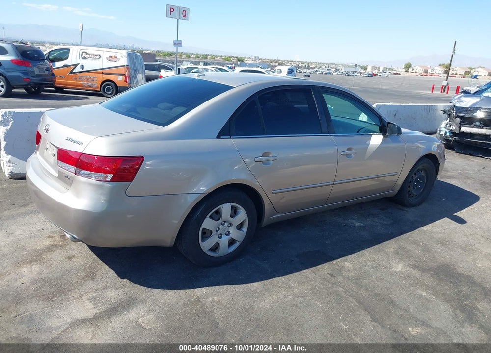 2008 HYUNDAI SONATA GLS V6 VIN: 5NPET46F78H357108