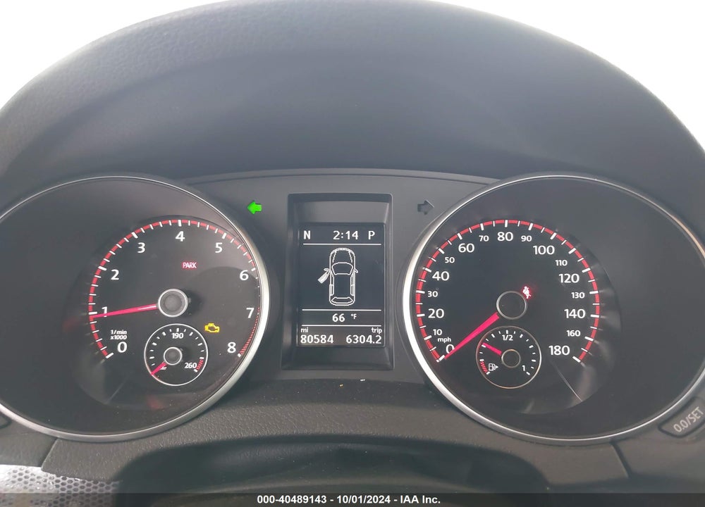 2013 VOLKSWAGEN GTI DRIVERS EDITION VIN: WVWHD7AJ7DW132280