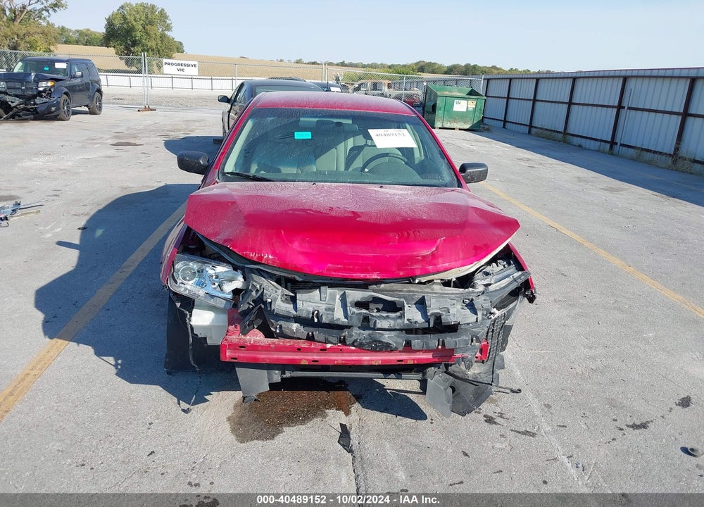 2012 FORD FUSION S VIN: 3FAHP0GA1CR199115