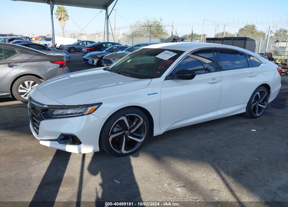 2022 HONDA ACCORD HYBRID SPORT VIN: 1HGCV3F24NA042487