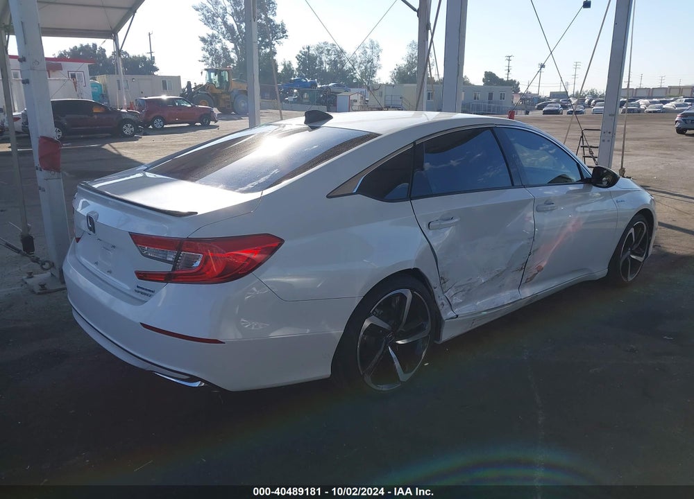 2022 HONDA ACCORD HYBRID SPORT VIN: 1HGCV3F24NA042487