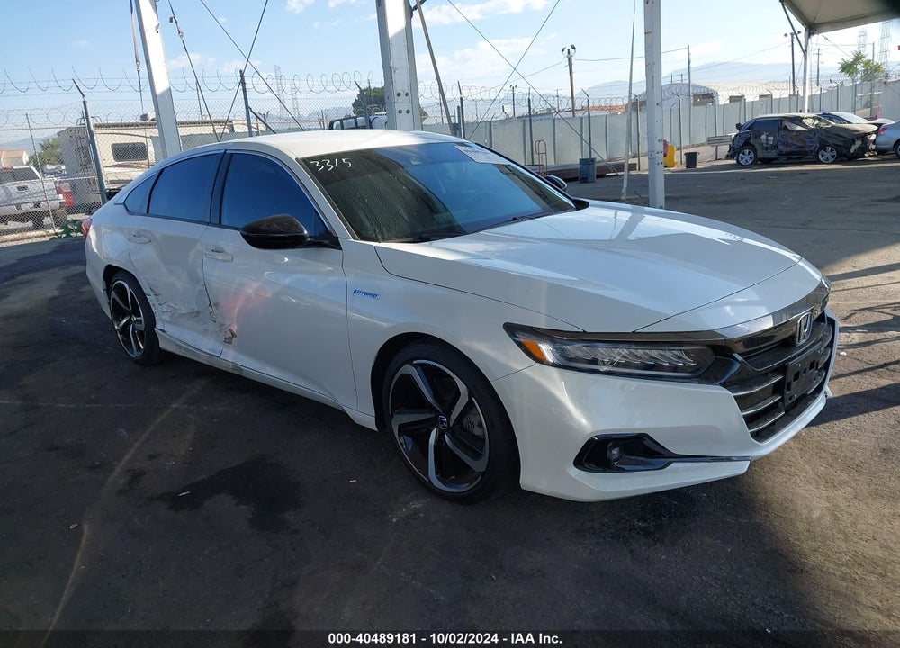 2022 HONDA ACCORD HYBRID SPORT VIN: 1HGCV3F24NA042487