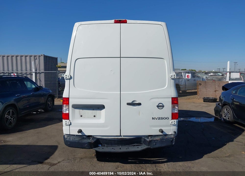 2017 NISSAN NV CARGO NV2500 HD SV V6 VIN: 1N6BF0LY2HN803963