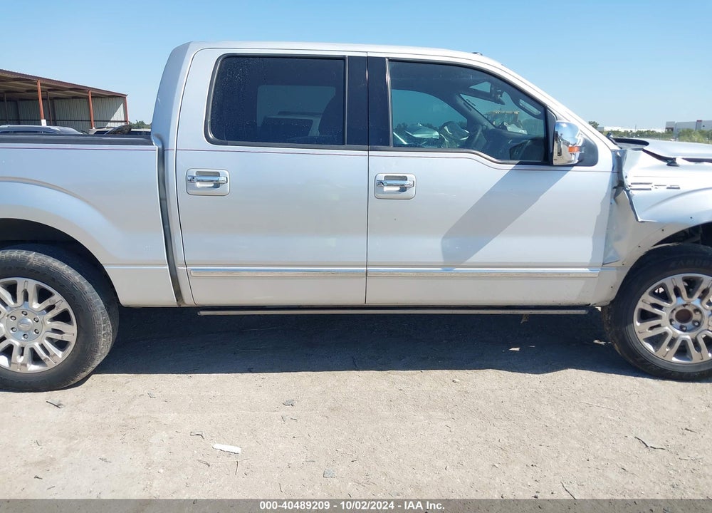 2009 FORD F-150 PLATINUM VIN: 1FTPW12V49FA78772