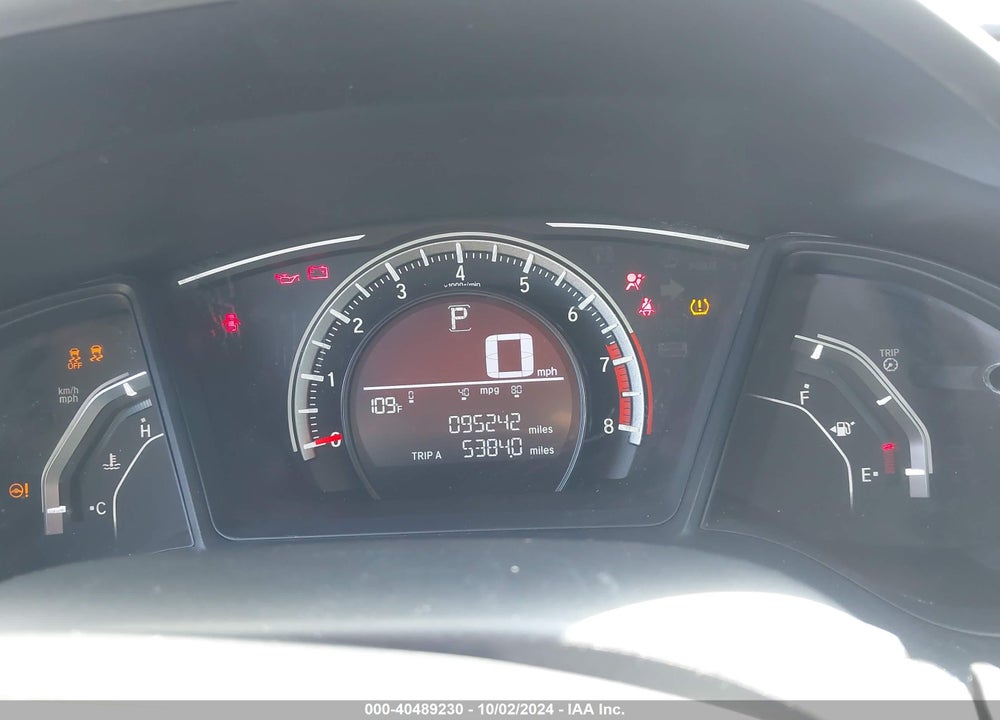 2017 HONDA CIVIC LX VIN: 19XFC2F52HE005784