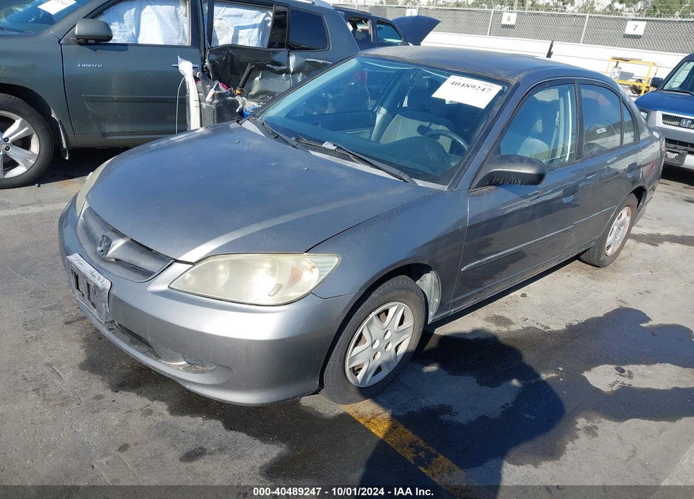 2005 HONDA CIVIC VP VIN: 1HGES16365L025760