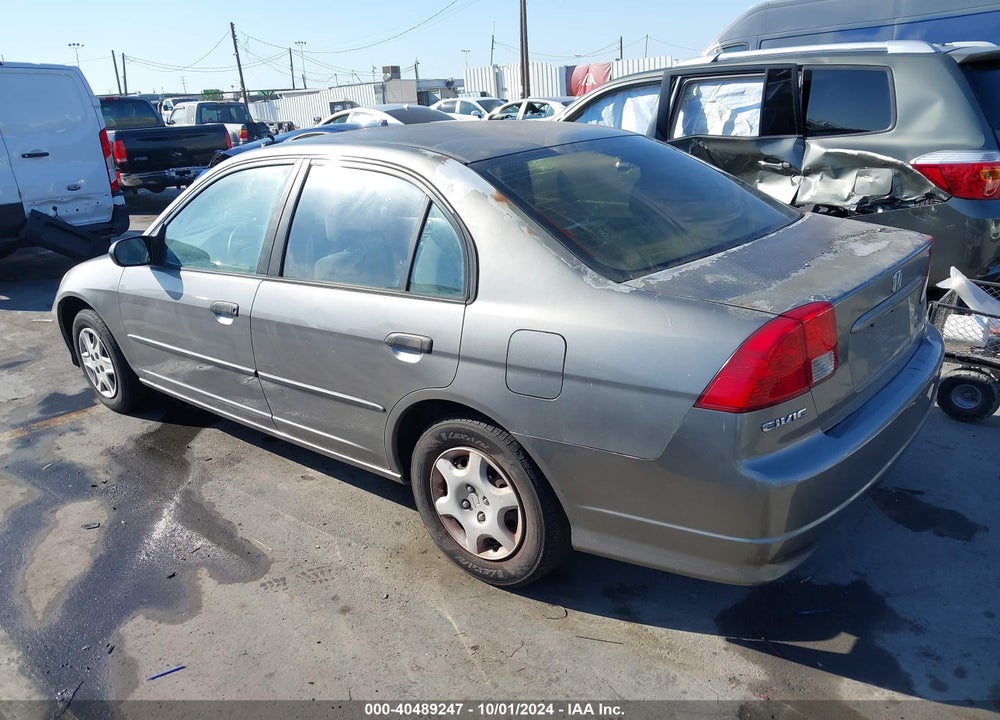 2005 HONDA CIVIC VP VIN: 1HGES16365L025760