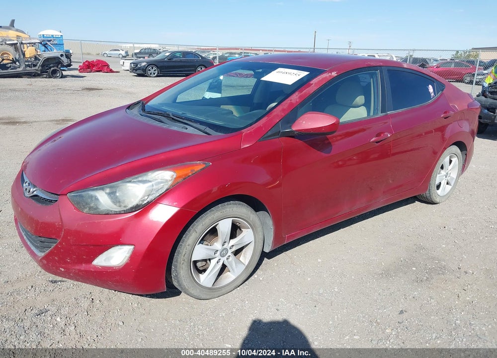 2013 HYUNDAI ELANTRA GLS VIN: KMHDH4AE2DU699007