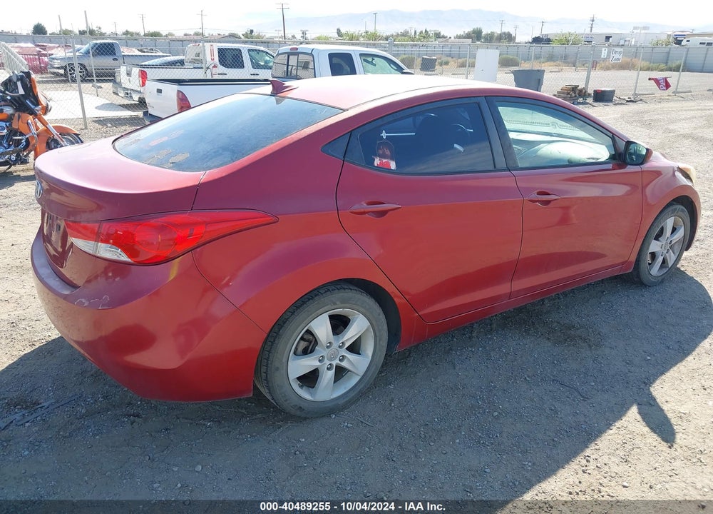 2013 HYUNDAI ELANTRA GLS VIN: KMHDH4AE2DU699007