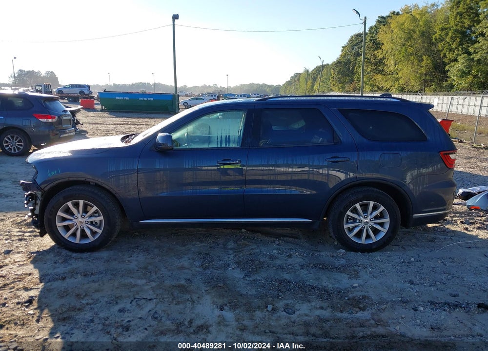2021 DODGE DURANGO SXT PLUS RWD VIN: 1C4RDHAG7MC577697