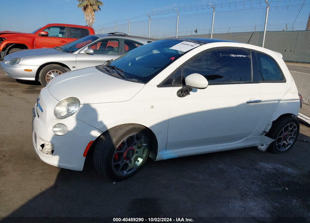 2015 FIAT 500 SPORT VIN: 3C3CFFBR0FT623614
