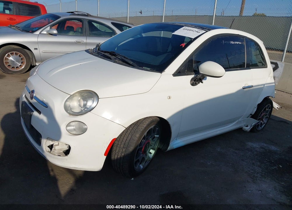 2015 FIAT 500 SPORT VIN: 3C3CFFBR0FT623614