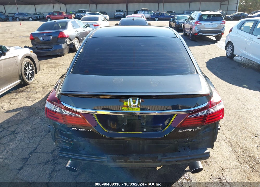 2016 HONDA ACCORD SPORT VIN: 1HGCR2F50GA023883